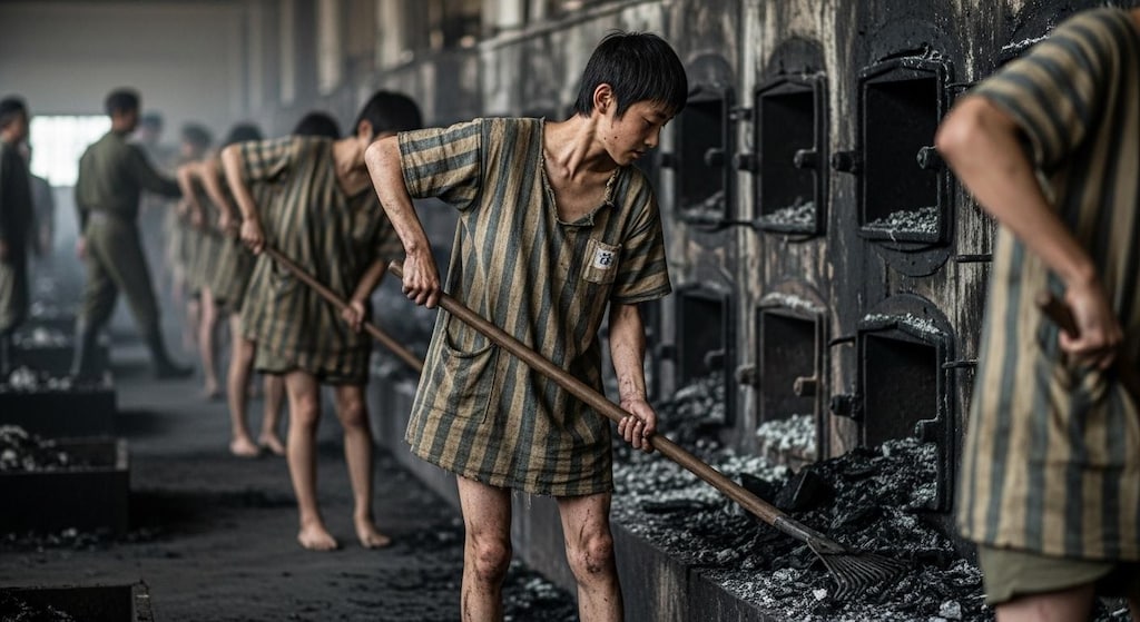 収容所映画の囚人生活１