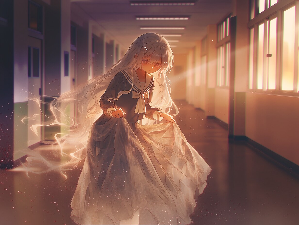 神出鬼没の幽霊（１）虹宮あかり　niji7 | の人気AIイラスト・グラビア