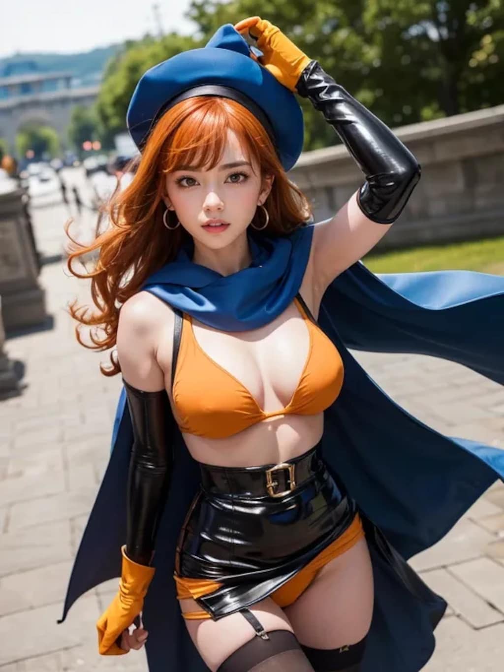 おてんば姫のコスプレお姉さん