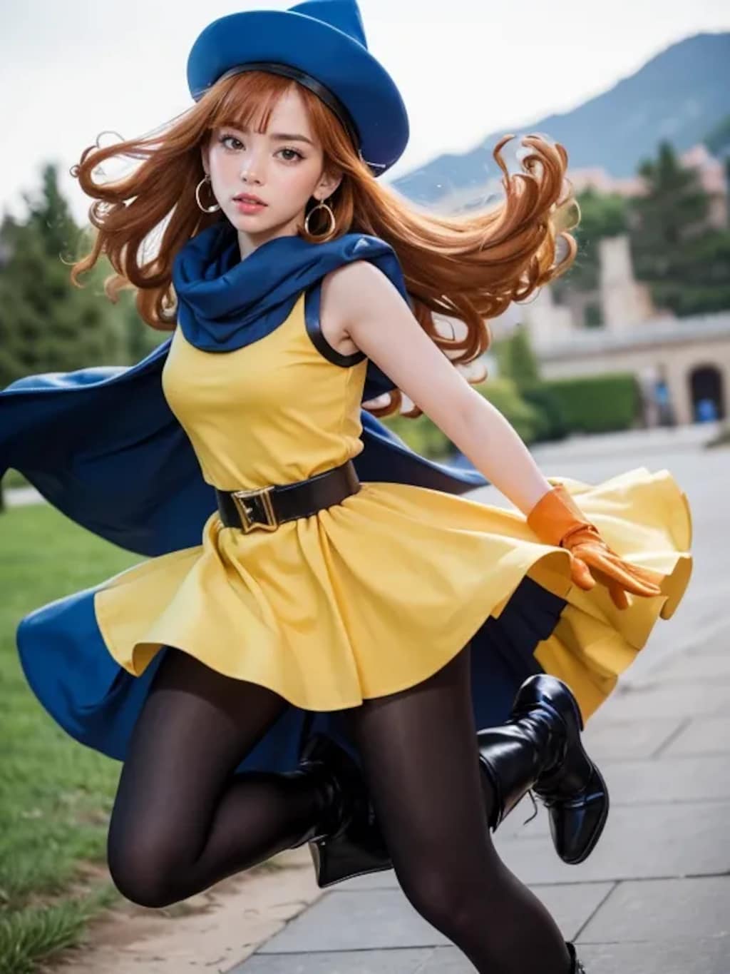 おてんば姫のコスプレお姉さん