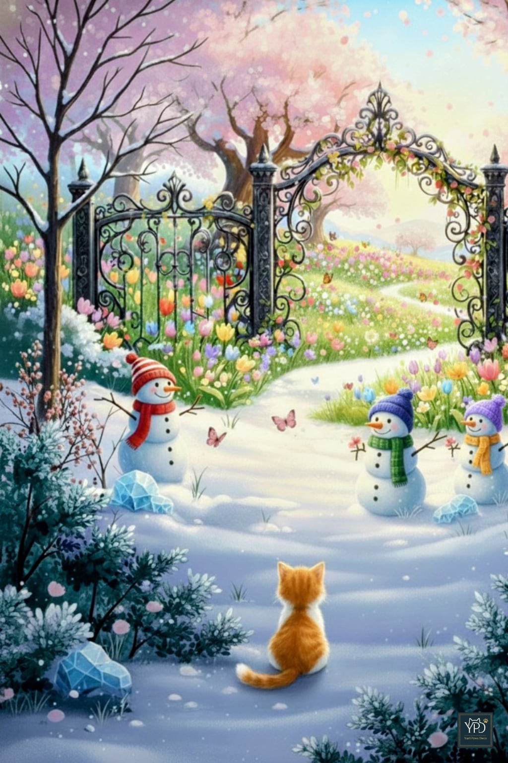 春につながるアーケード | の人気AIイラスト・グラビア