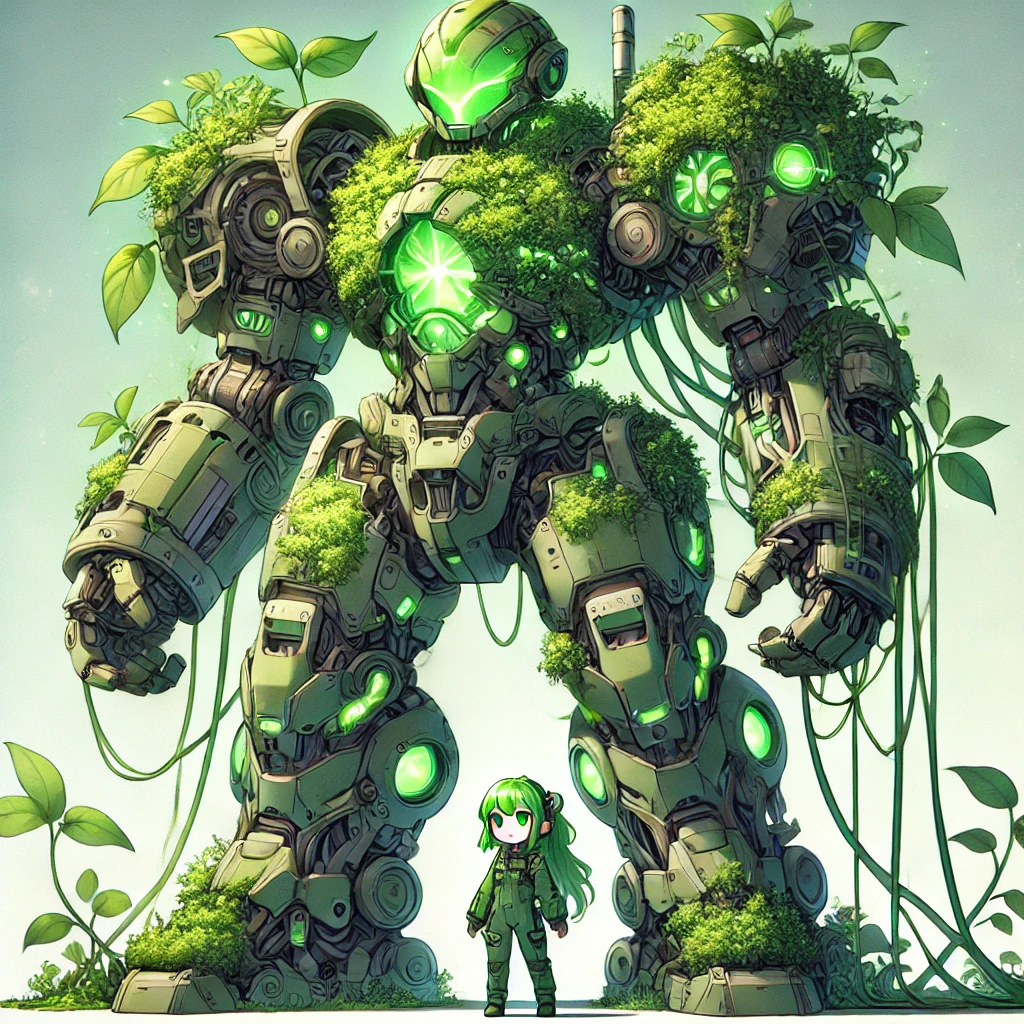 緑色植物ロボ