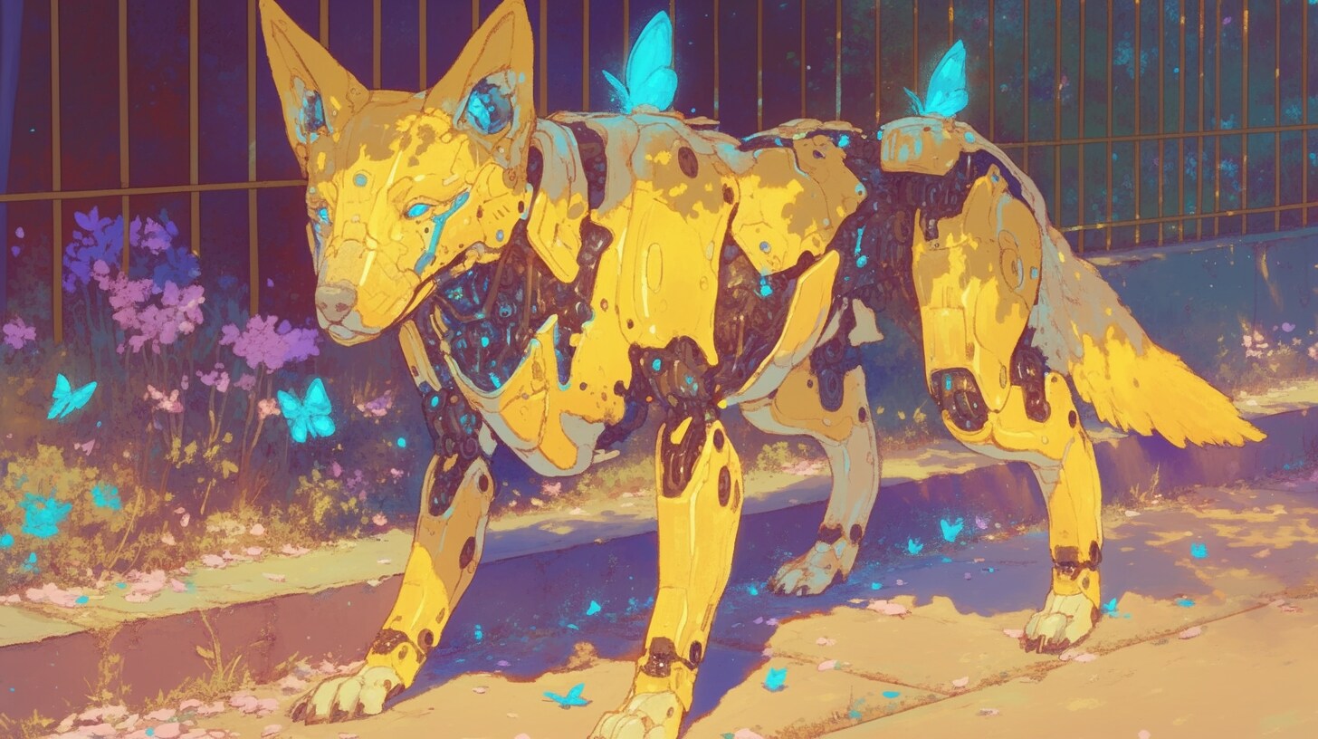 機械でできた犬