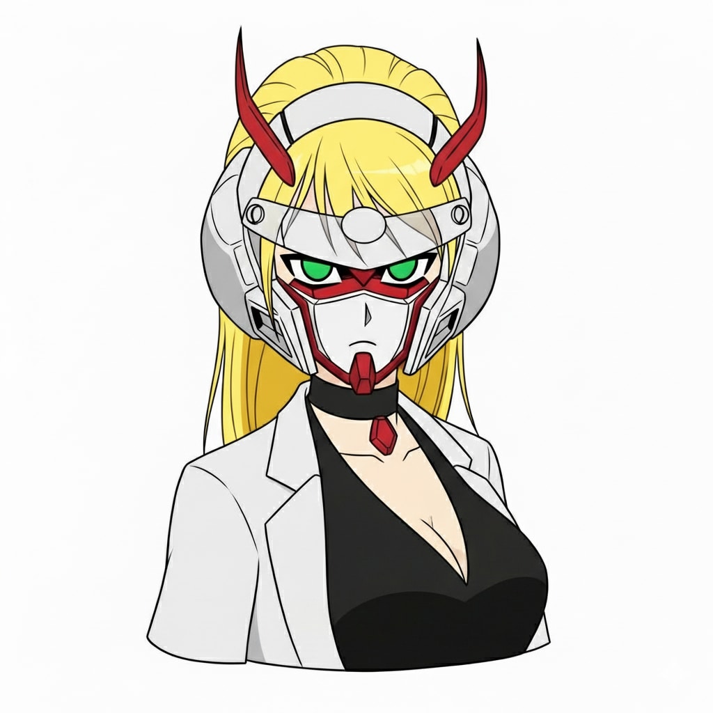 シャアを女性にした絵を生成します。 | の人気AIイラスト・グラビア