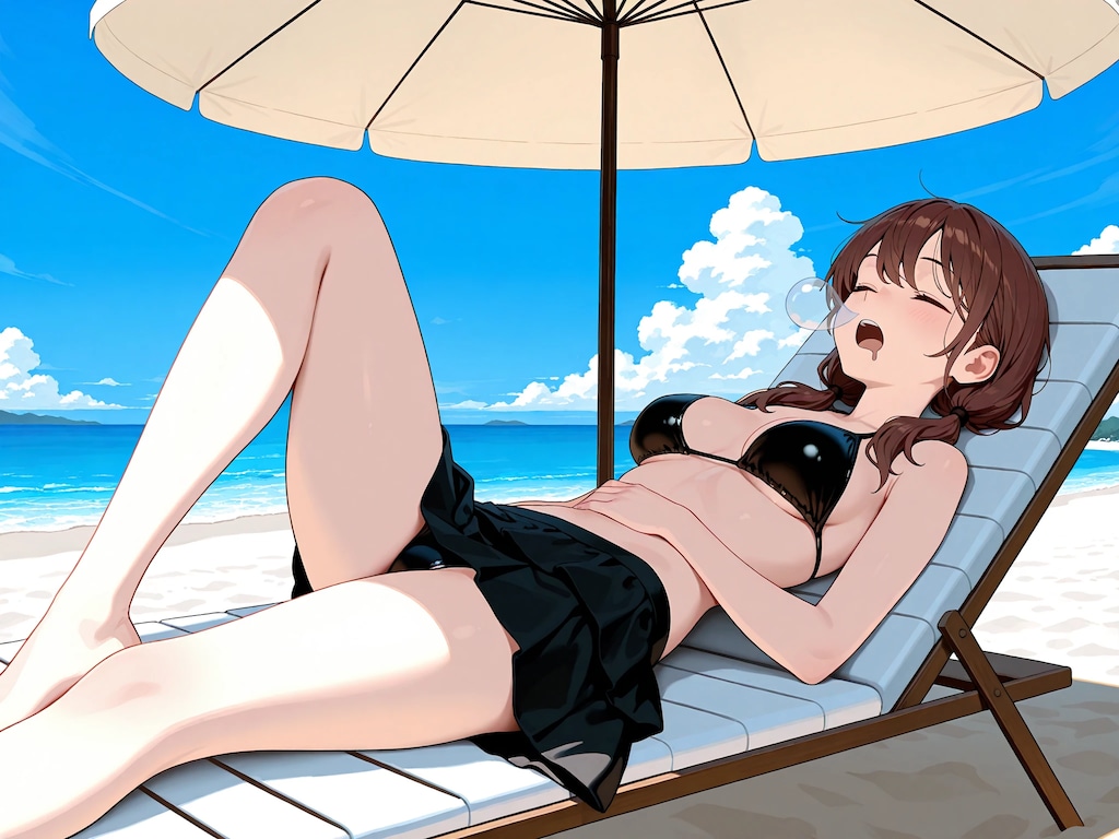 お昼寝絵海ちゃん