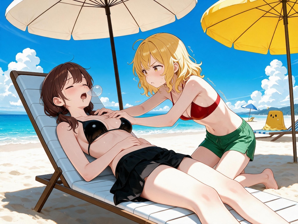 お昼寝絵海ちゃん