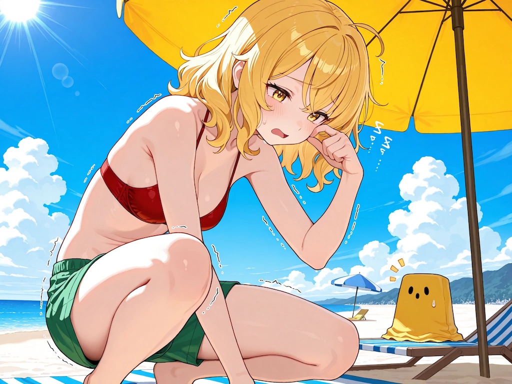 お昼寝絵海ちゃん