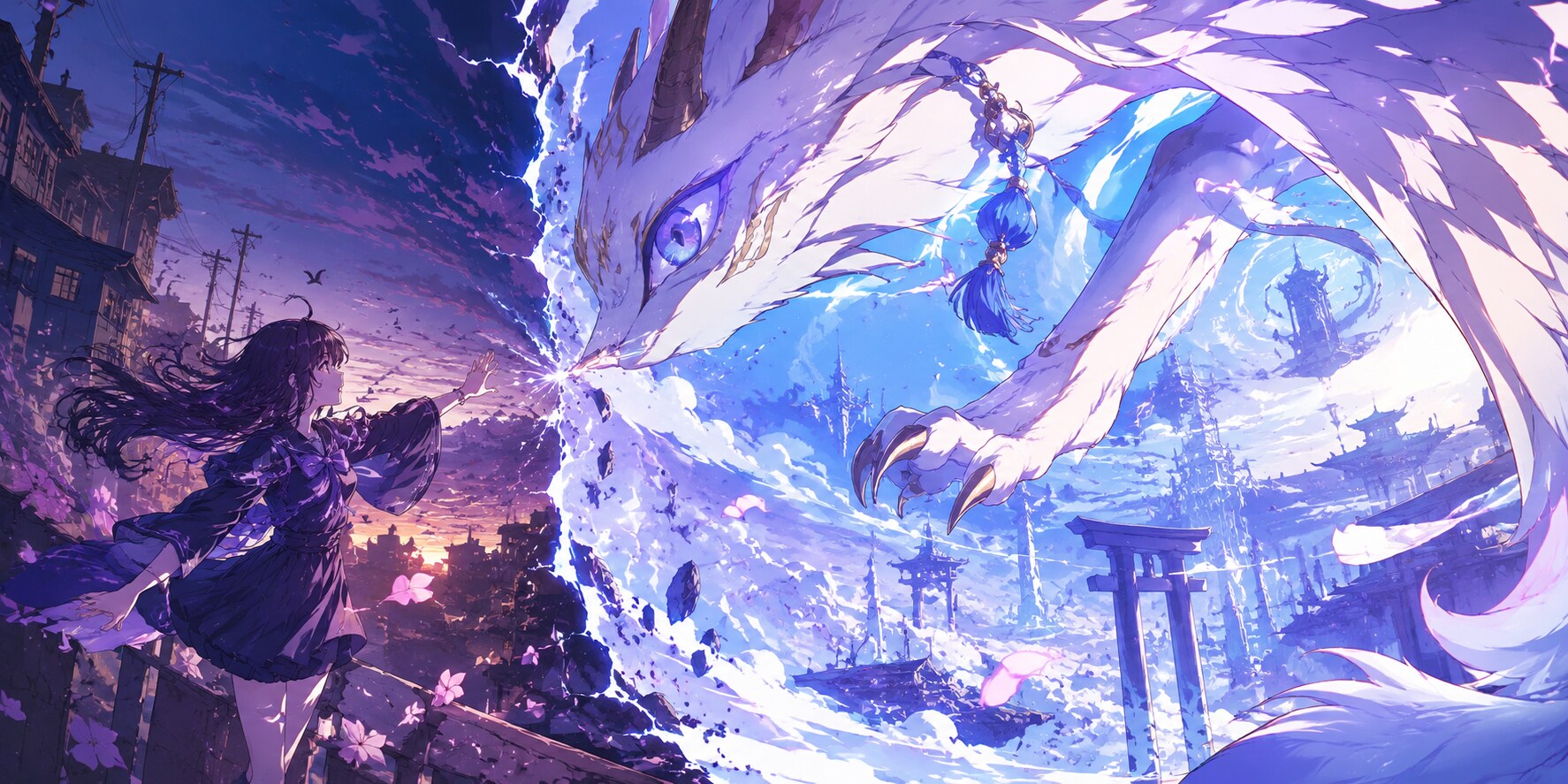 境界線 | の人気AIイラスト・グラビア