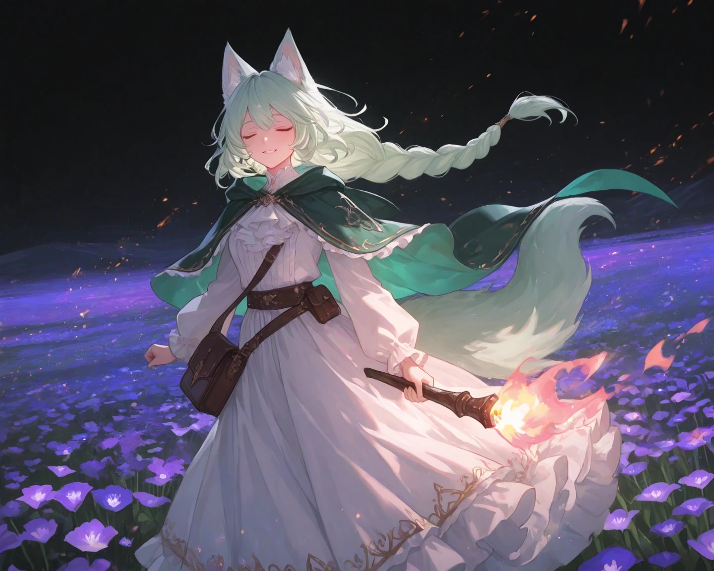 人狼魔法薬師の冒険 夜にのみ咲く薬草採取の旅編 | の人気AIイラスト・グラビア