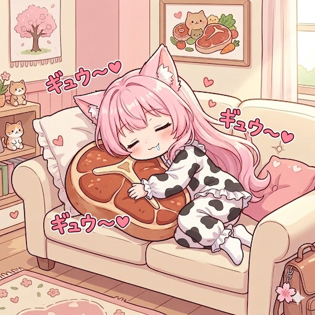 ギュウ～肉 | の人気AIイラスト・グラビア