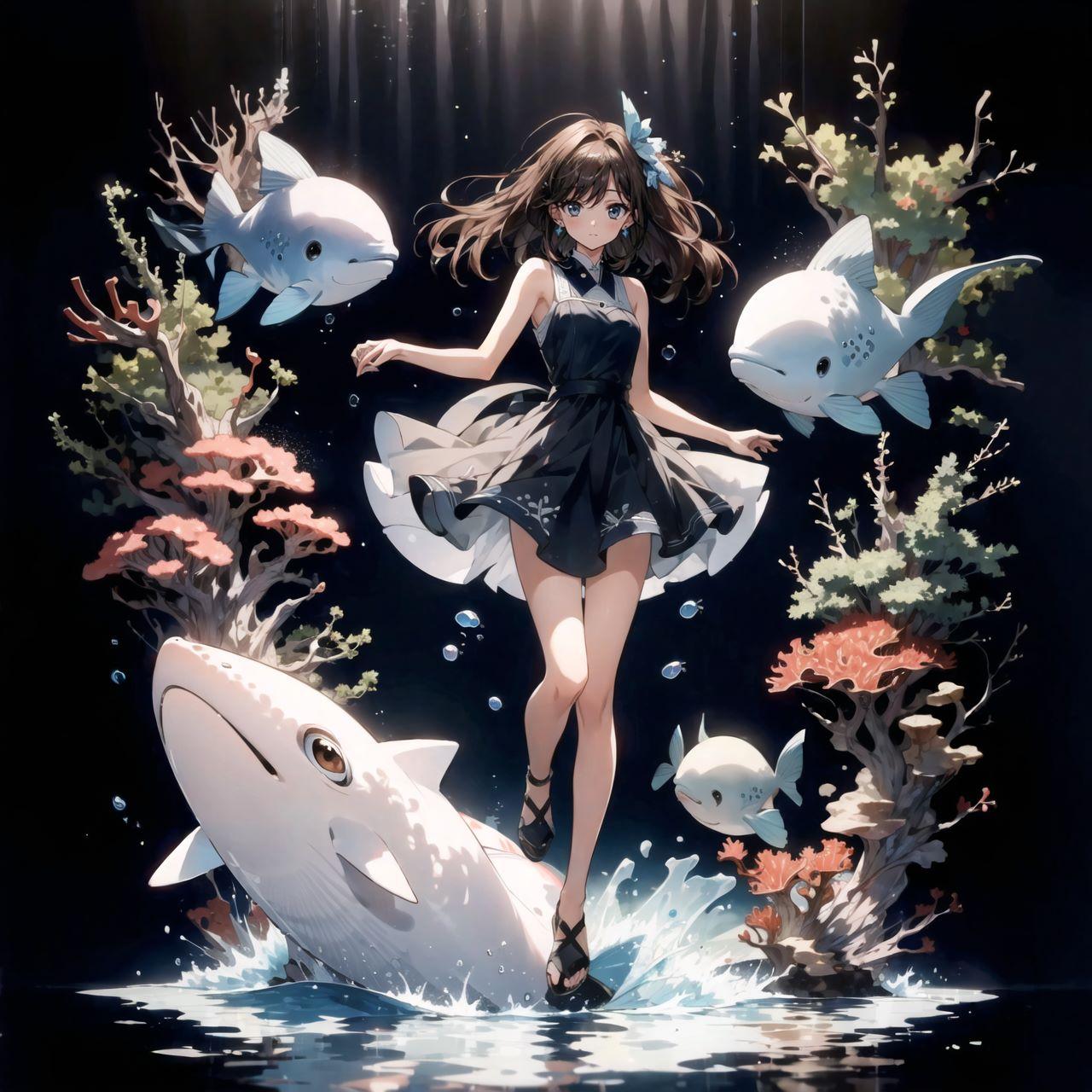 海の少女