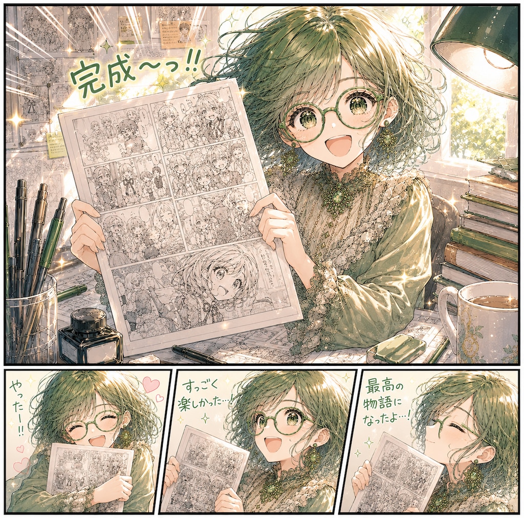 漫画のプロットレベルアップ
