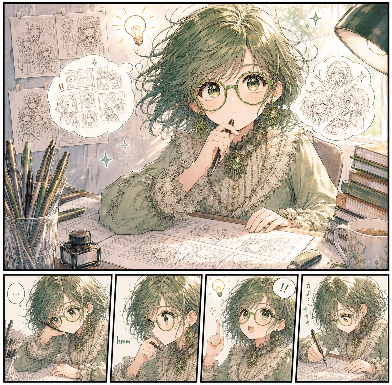 漫画のプロットレベルアップ