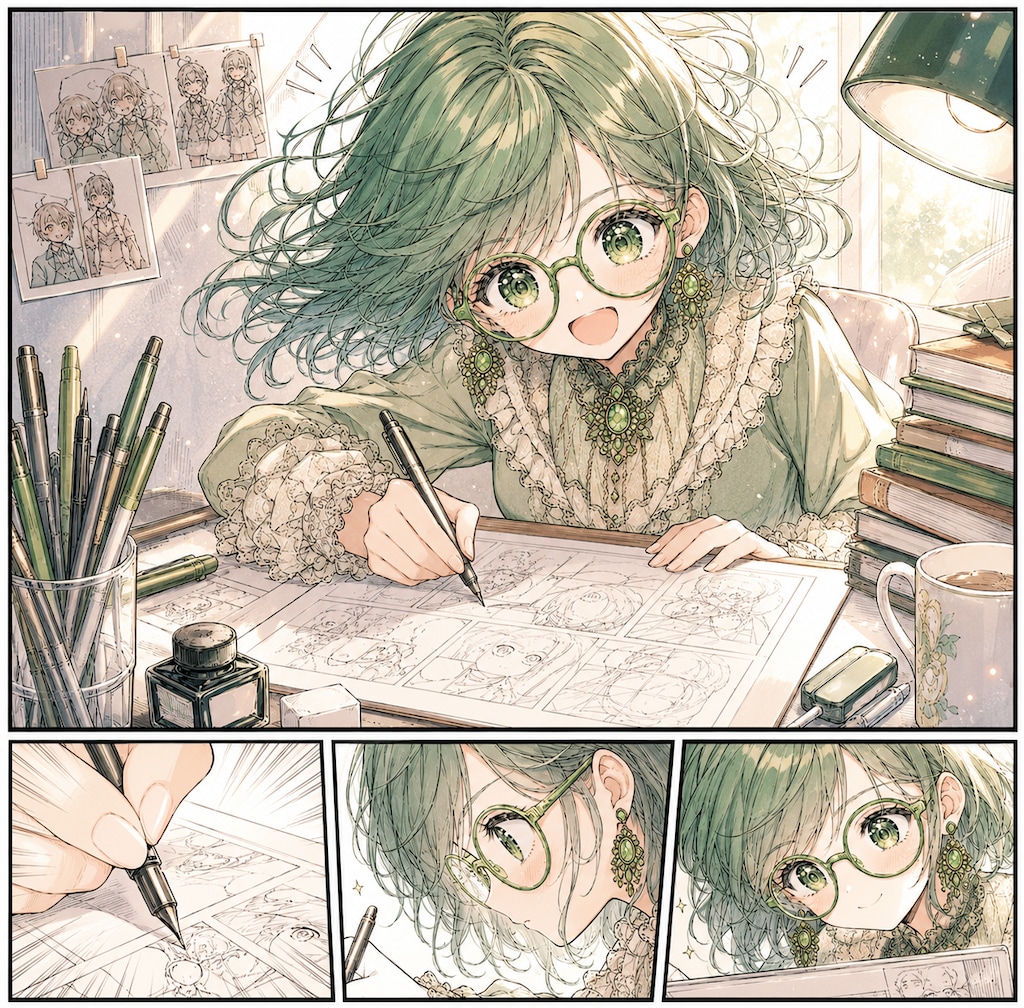 漫画のプロットレベルアップ