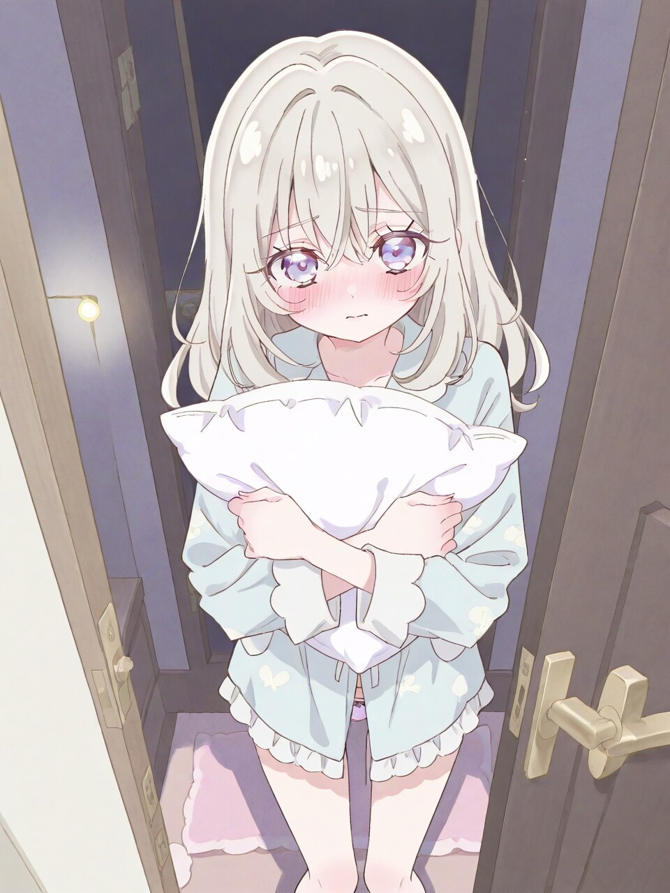 一緒に寝てもい…？