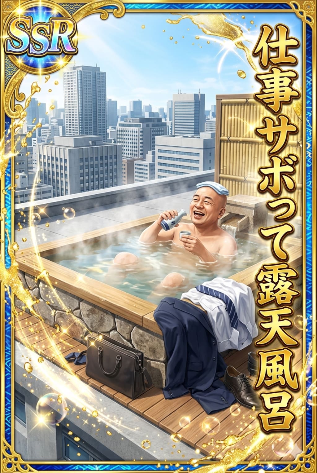 SSR仕事サボって露天風呂