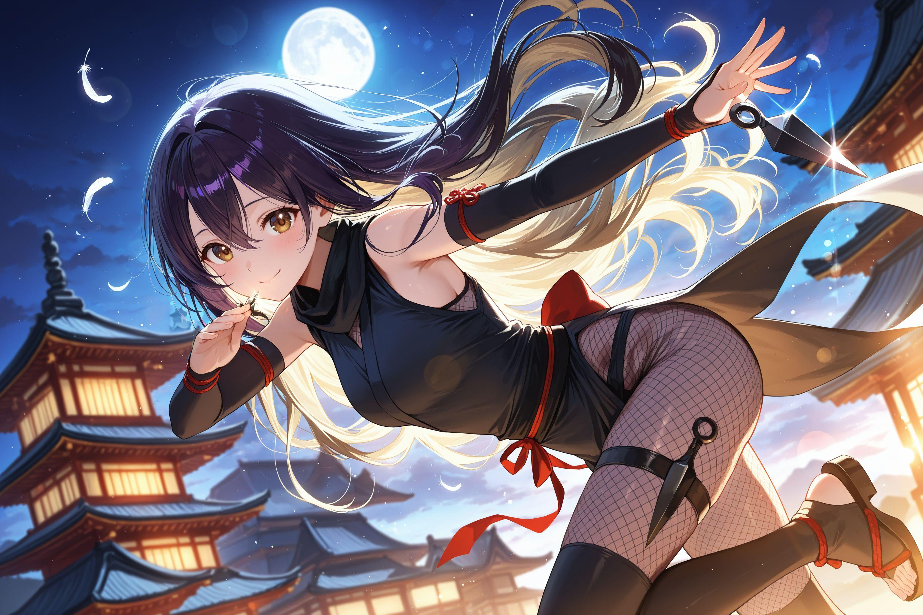 異世界の女忍者さん | の人気AIイラスト・グラビア