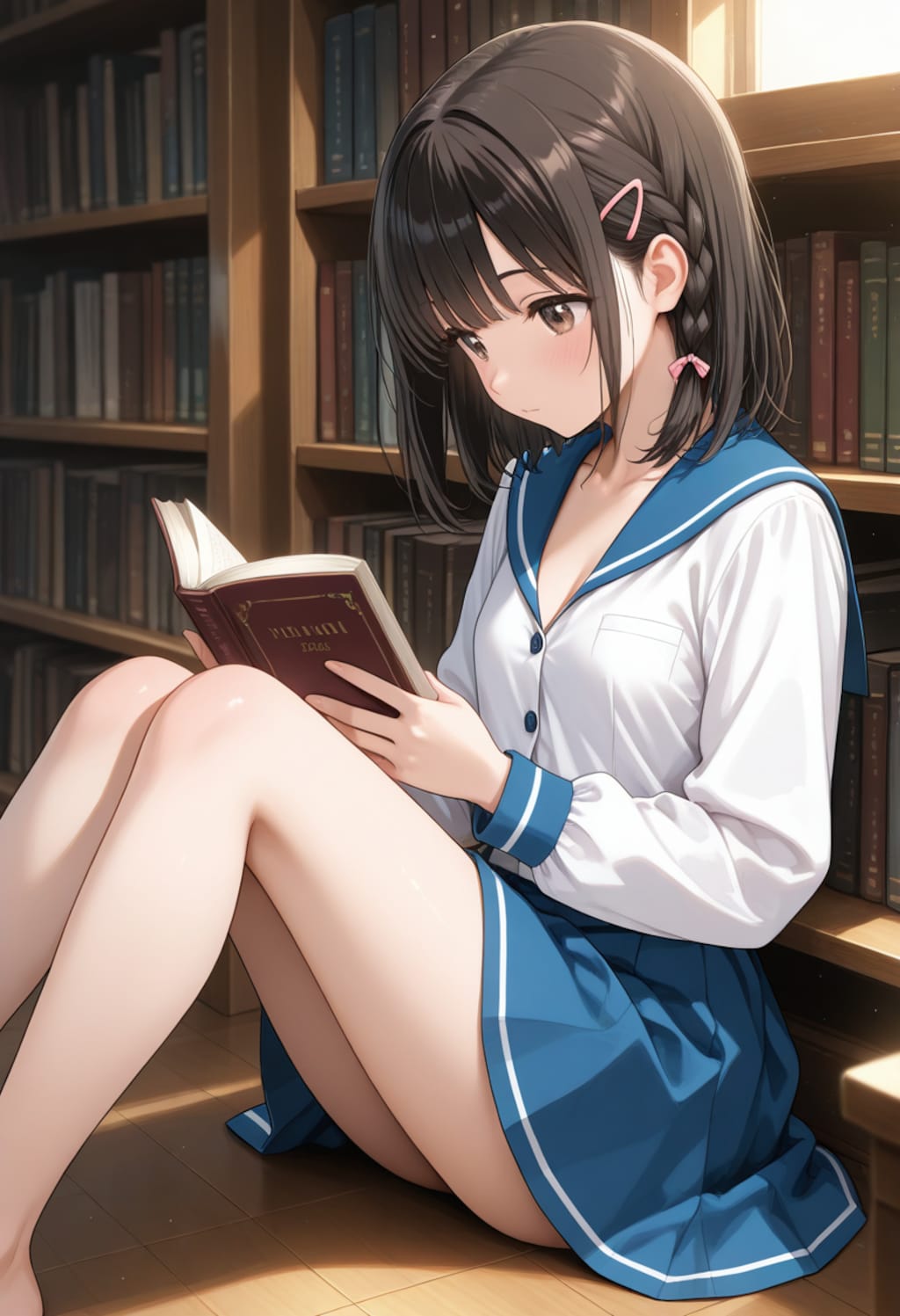 誰もいない図書室で(4)