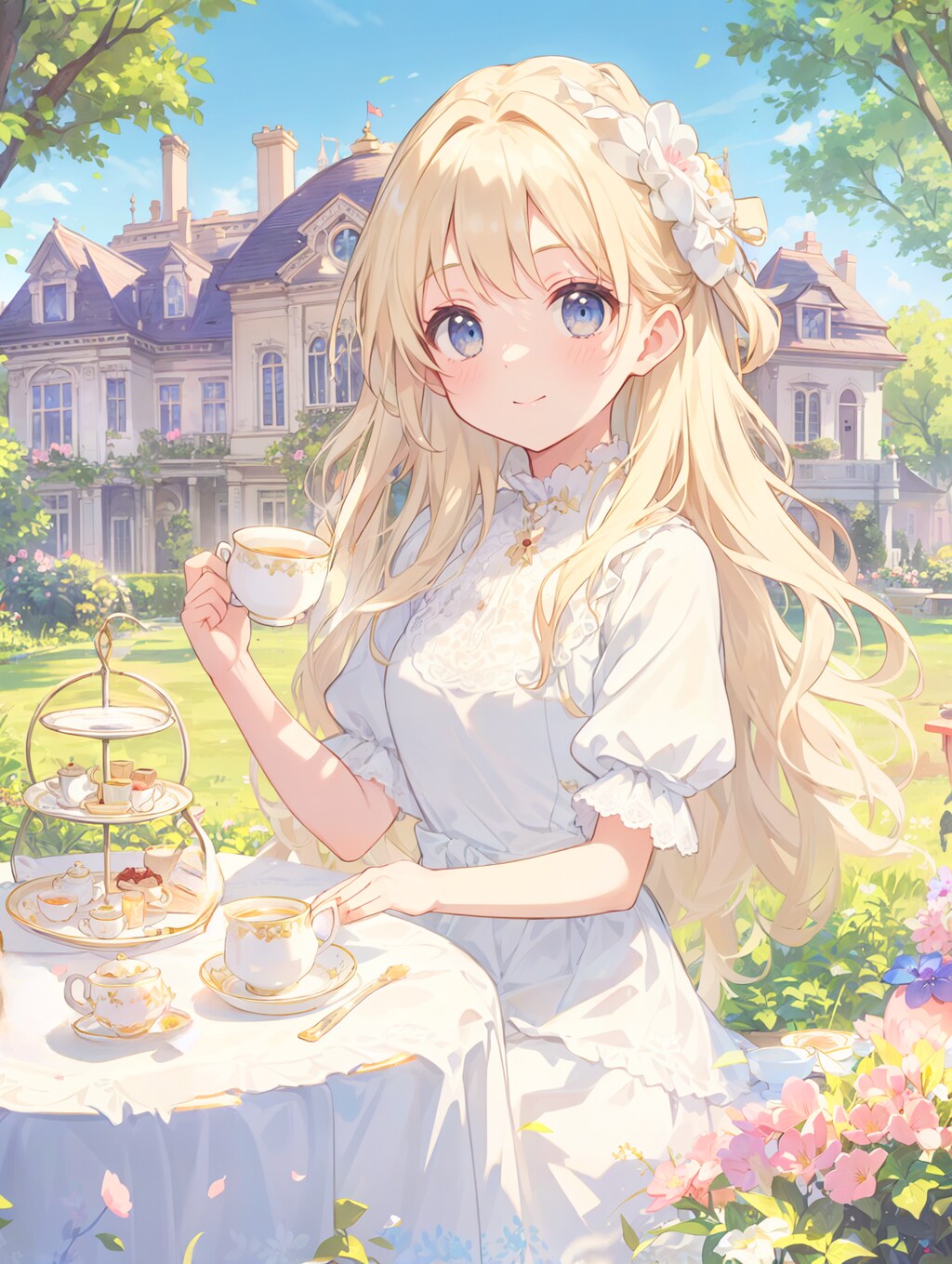 上流階級の英国式御茶会