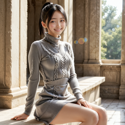 ニットワンピの秘密