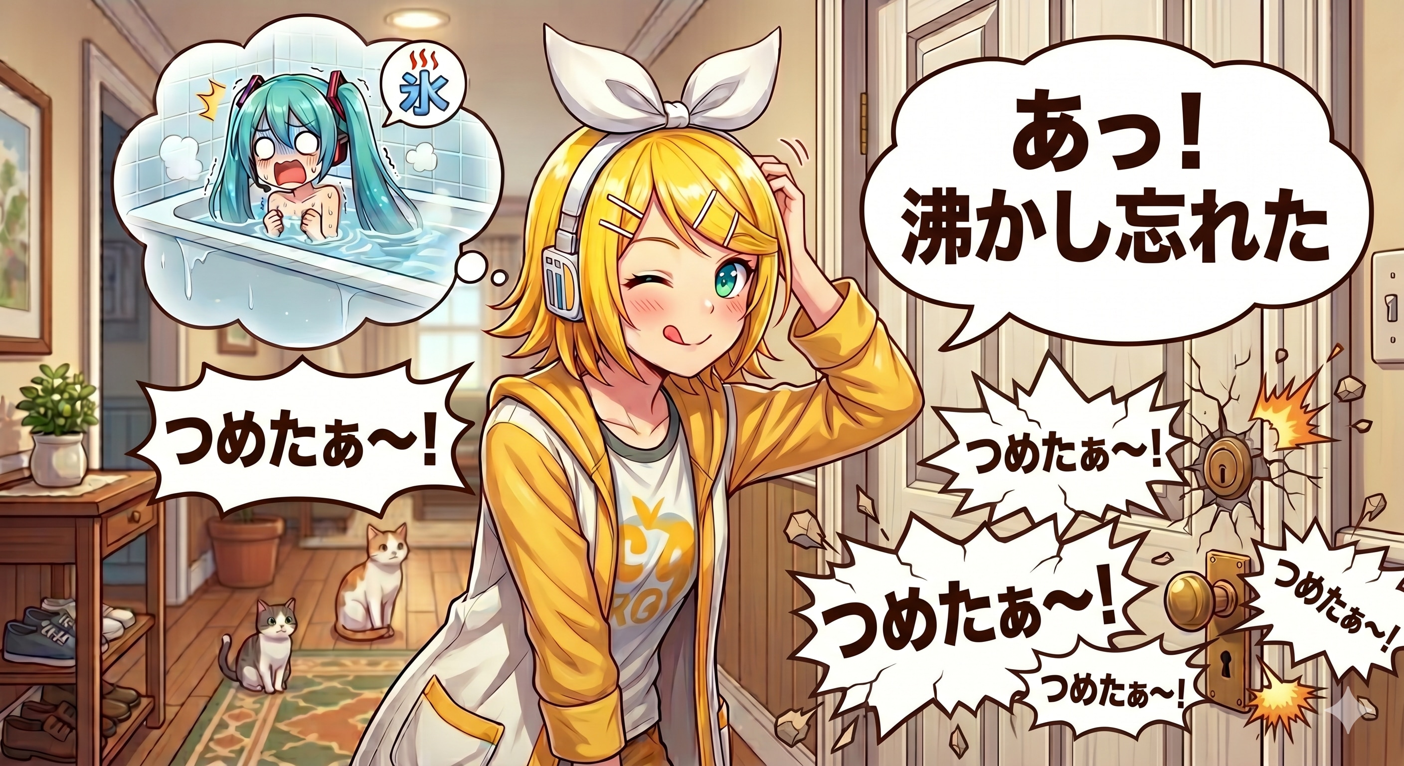 ミクさんの災難🥶 | の人気AIイラスト・グラビア