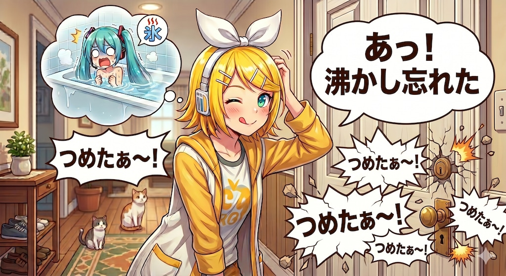 ミクさんの災難🥶