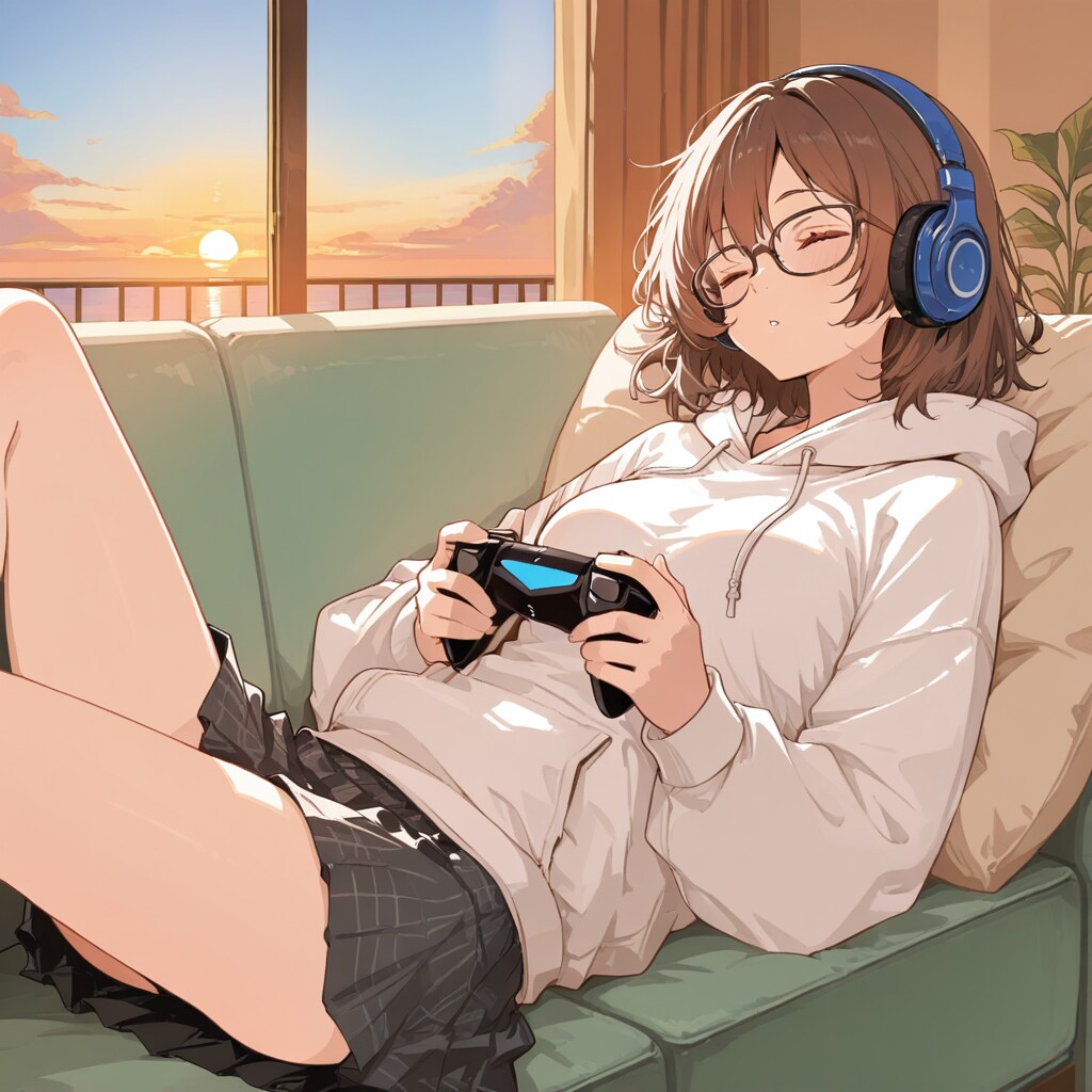ゲームしながら寝落ちAPRICOT版