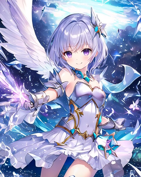 青髪てんしさん