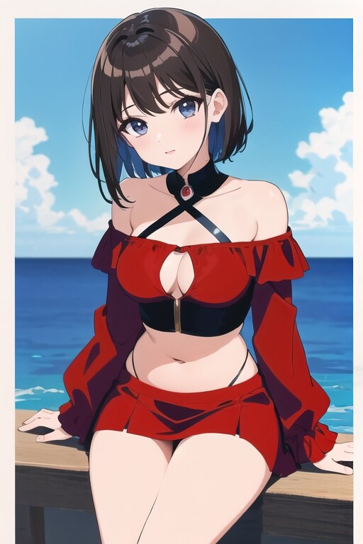 黒髪ビーチ娘ほか