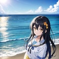 黒髪ビーチ娘ほか 6枚目