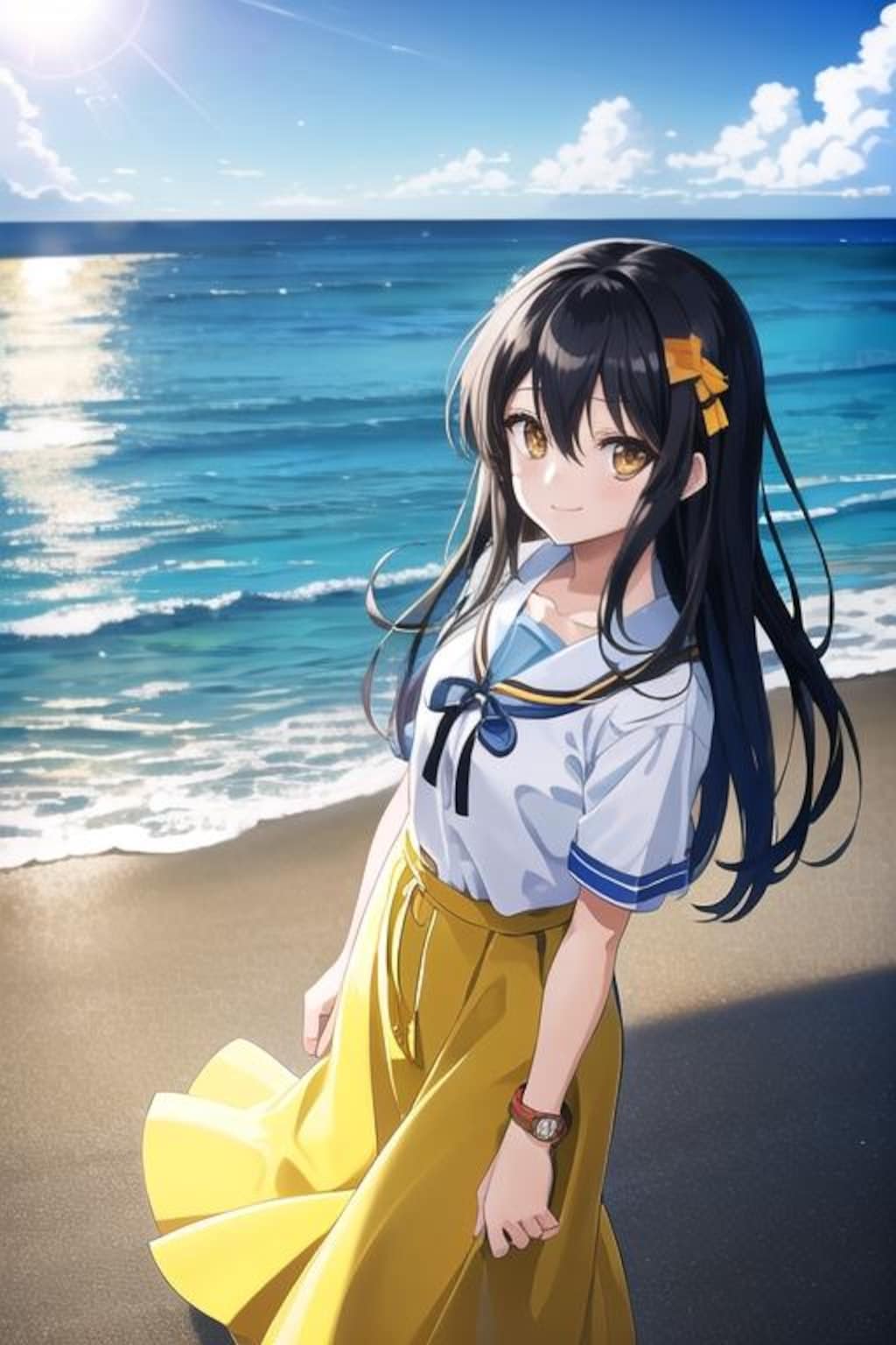 黒髪ビーチ娘ほか