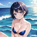 黒髪ビーチ娘ほか 3枚目