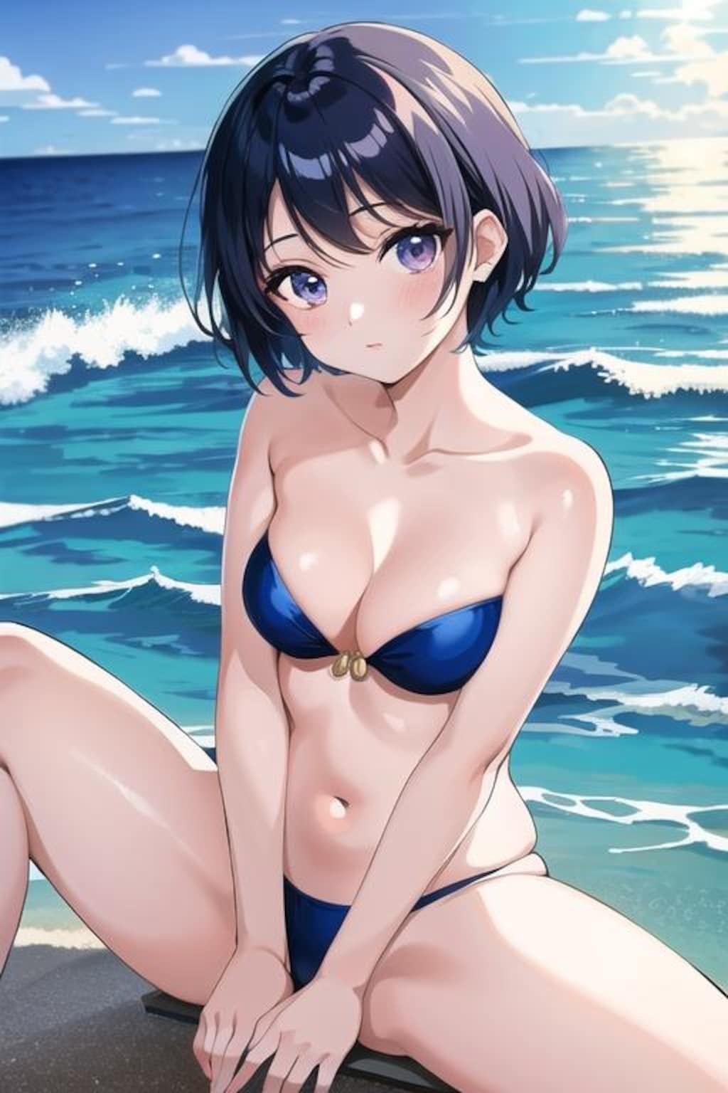 黒髪ビーチ娘ほか