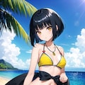 黒髪ビーチ娘ほか 5枚目