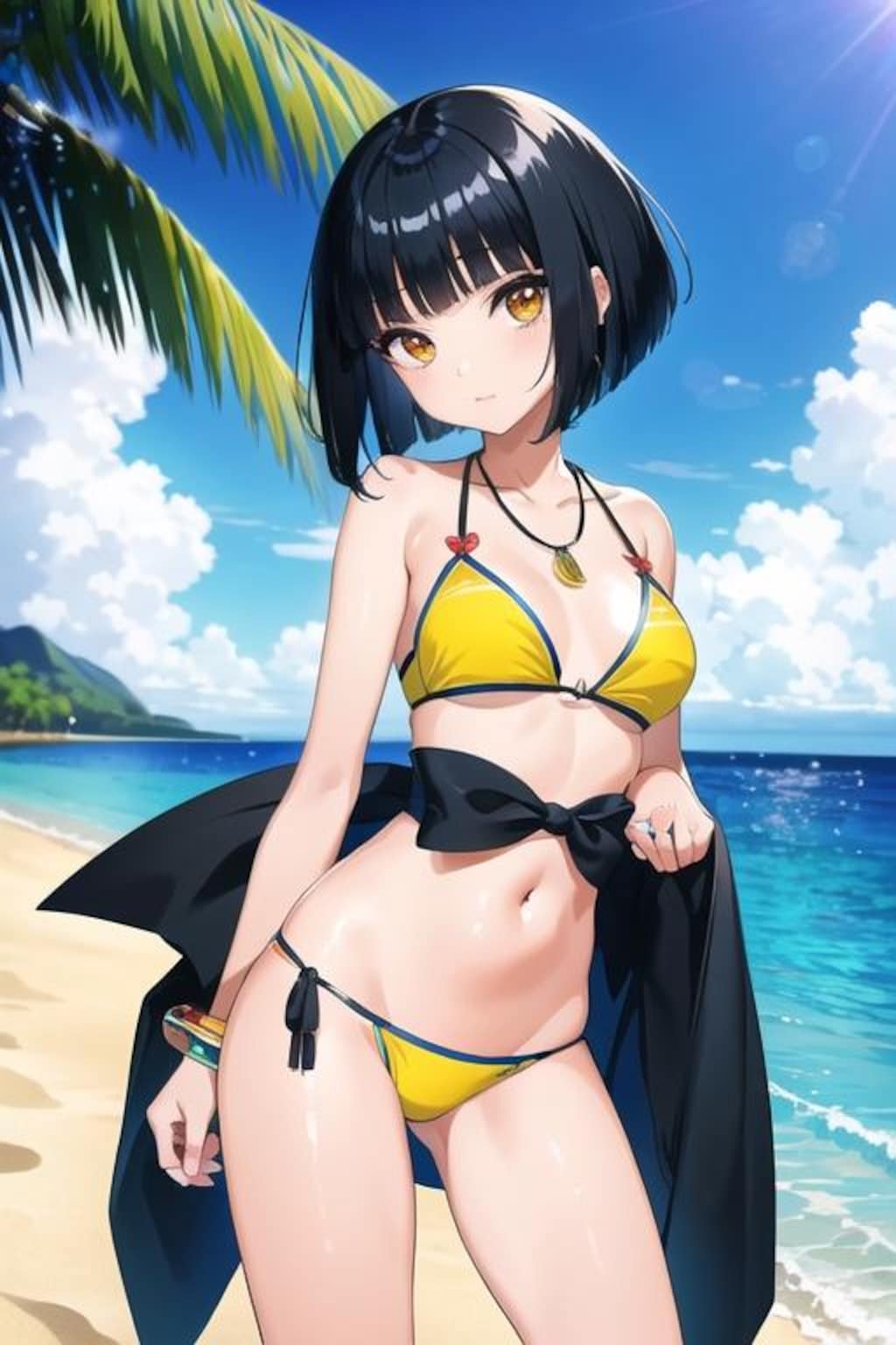 黒髪ビーチ娘ほか