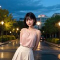 ショートカットちゃんの夜デート No.1 8枚目