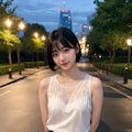 ショートカットちゃんの夜デート No.1 6枚目
