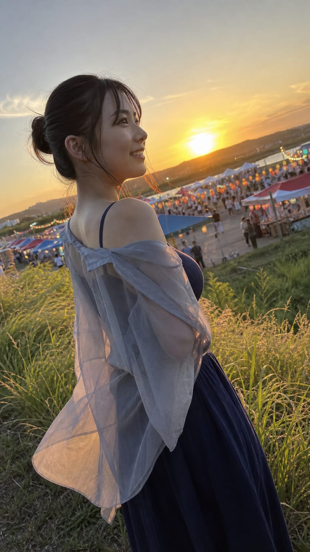 A Sky Painted for Festivals
