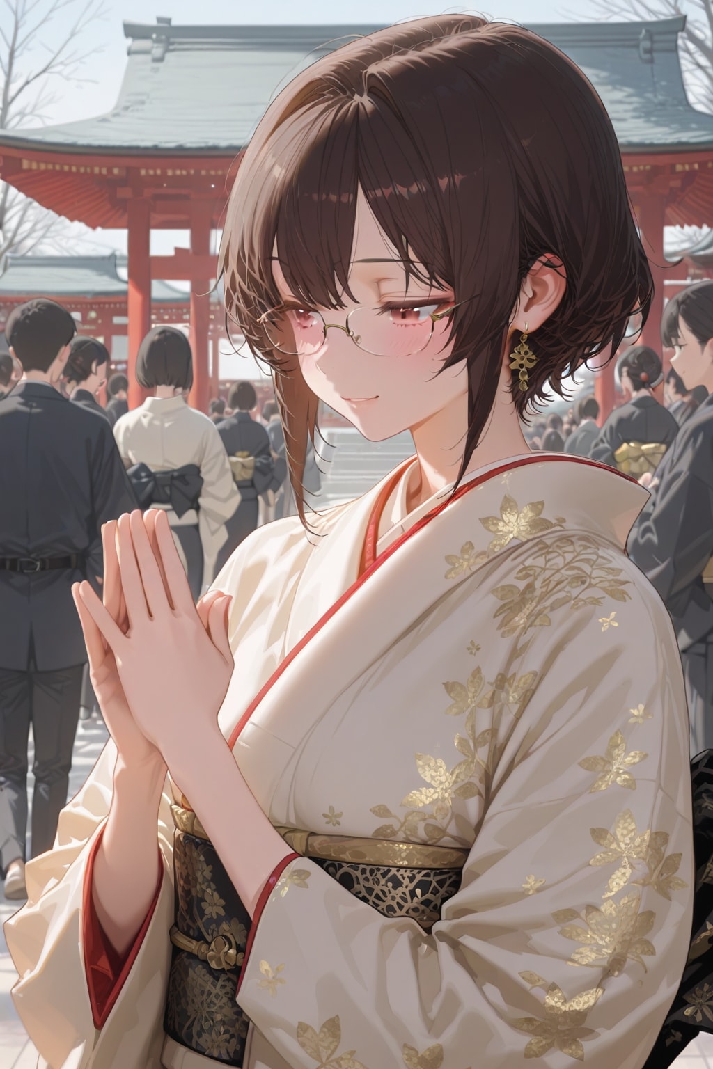 初詣 | の人気AIイラスト・グラビア