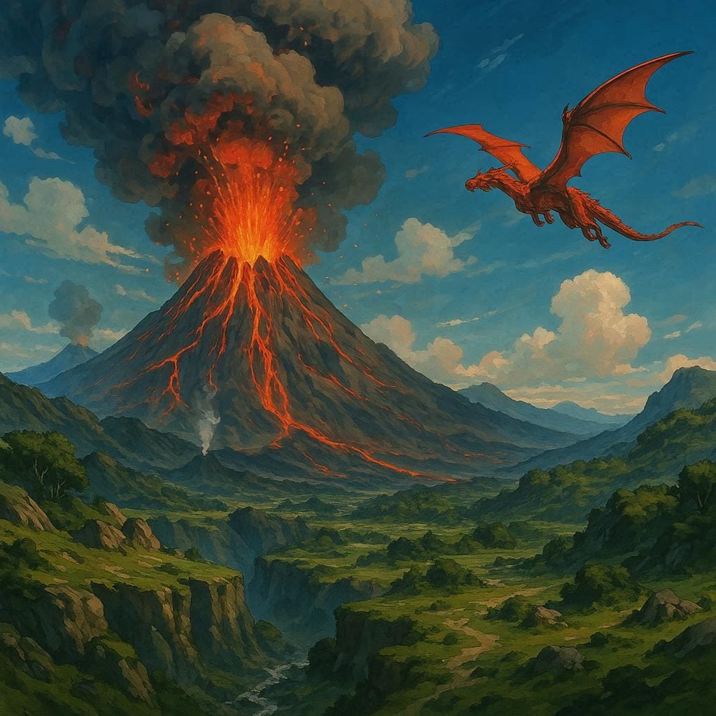 噴火とドラゴン | の人気AIイラスト・グラビア