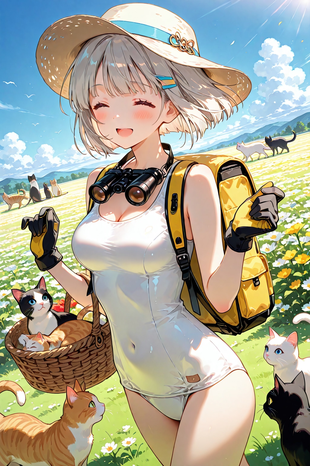 スク水探検隊のピクニック