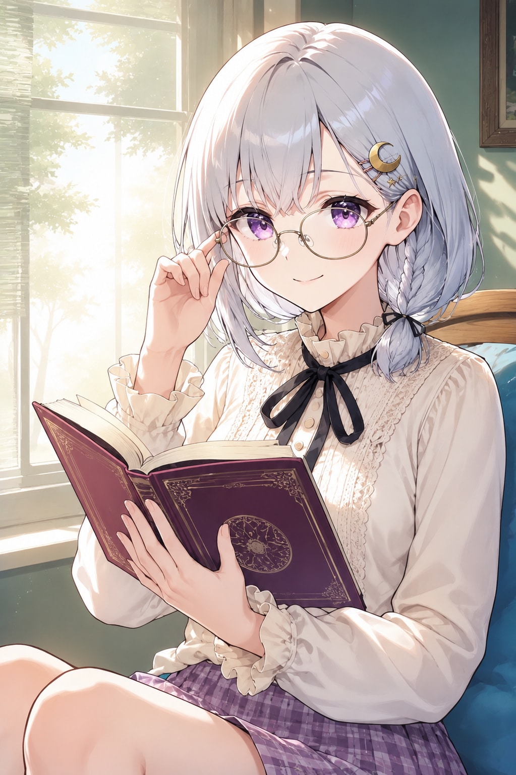 お部屋で読書