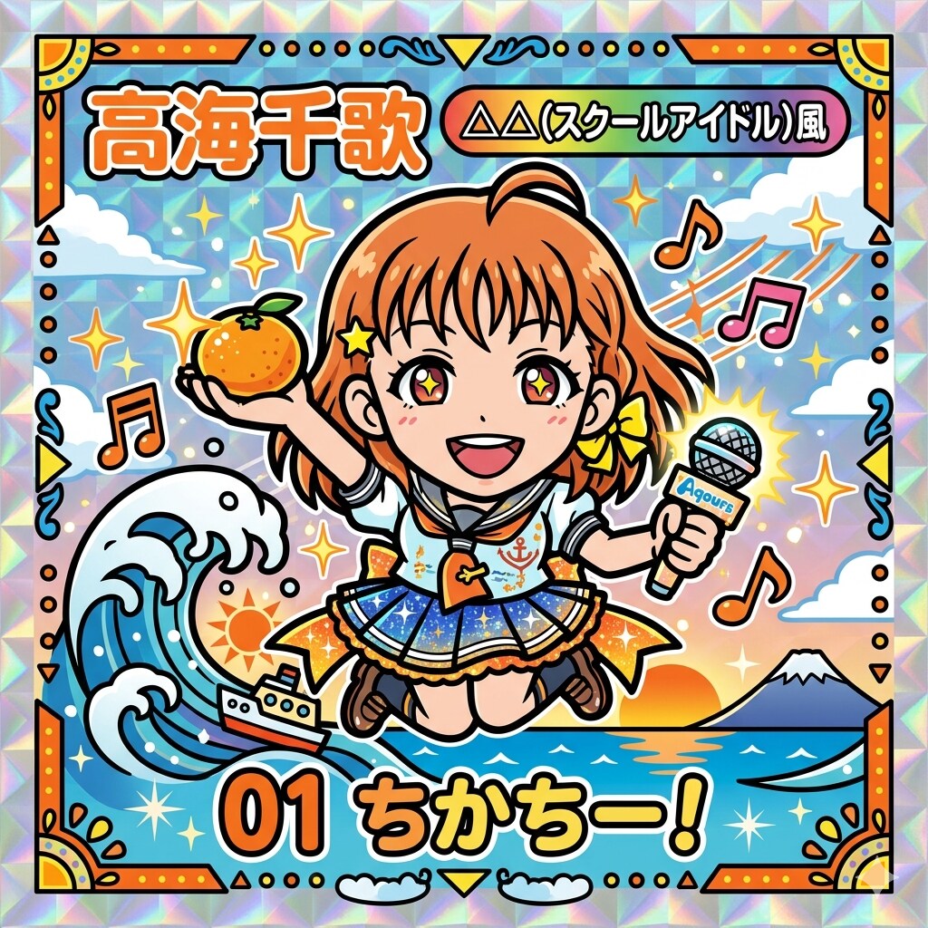 シール 高海千歌風