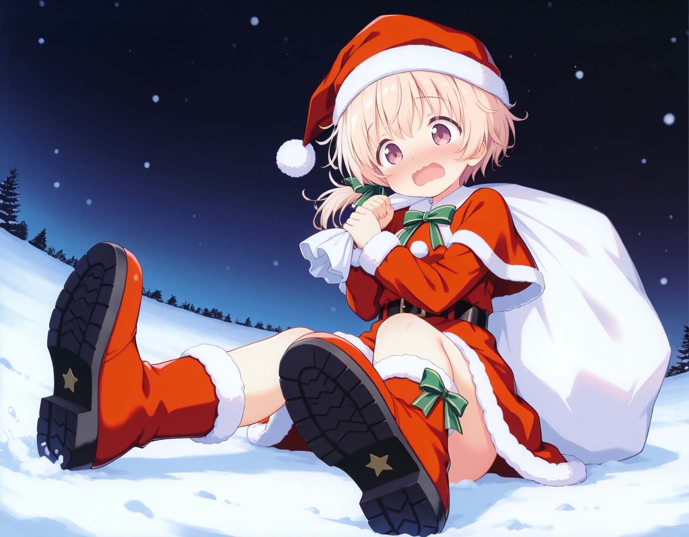 サンタ | の人気AIイラスト・グラビア