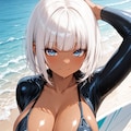 ねぇ、一緒に海でサーフィンしよ？ 3枚目