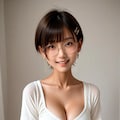 巨乳丸メガネ少女 7枚目