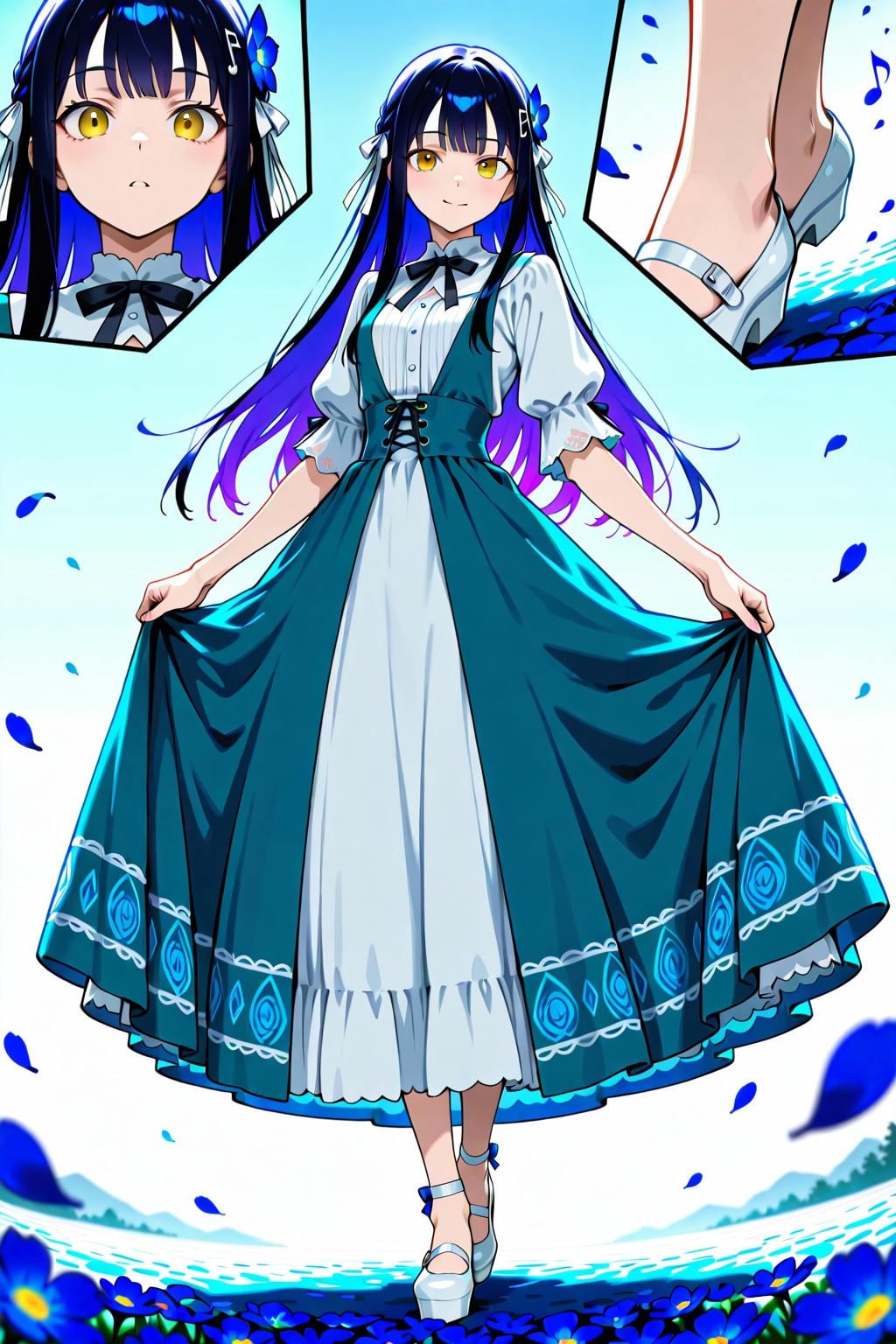 紫音少女の不思議な花庭