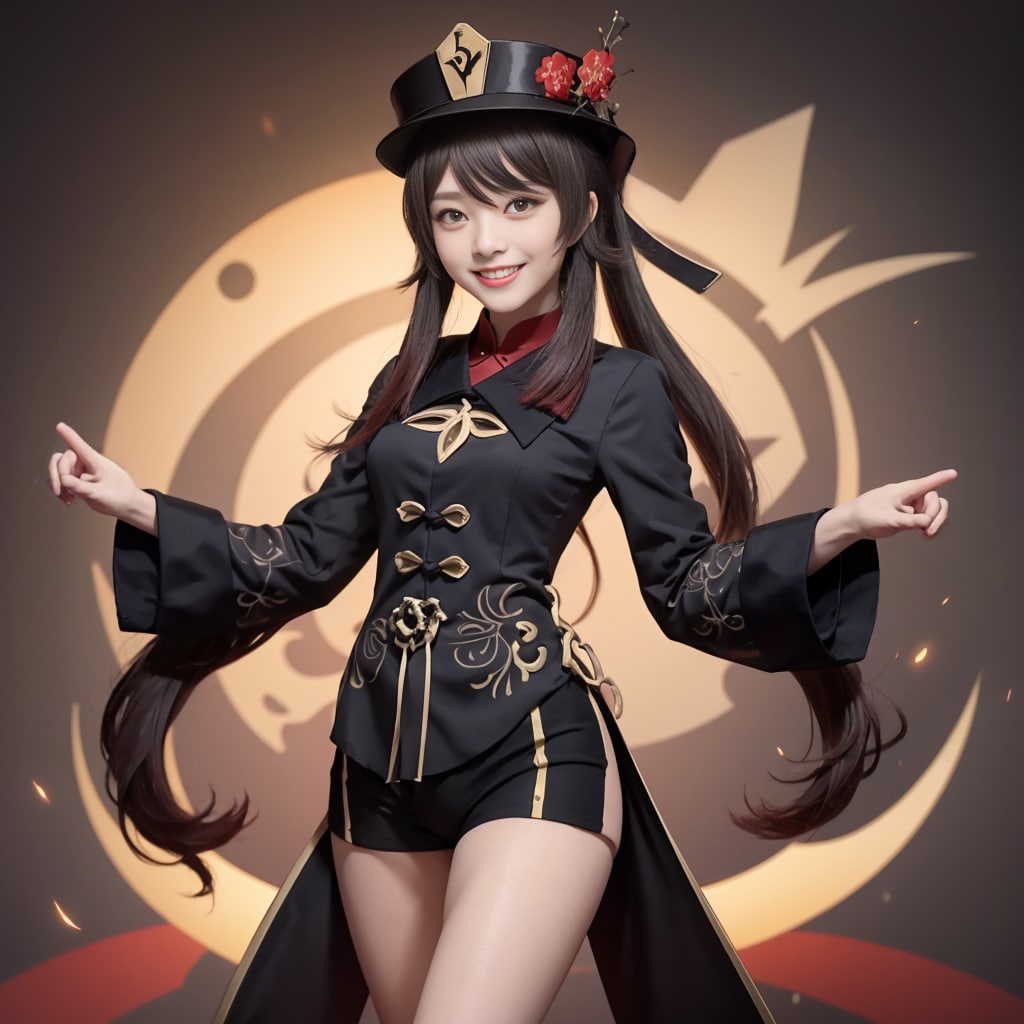 【原神　胡桃】コスプレ風イラスト2