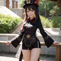 【原神　胡桃】コスプレ風イラスト2 6枚目