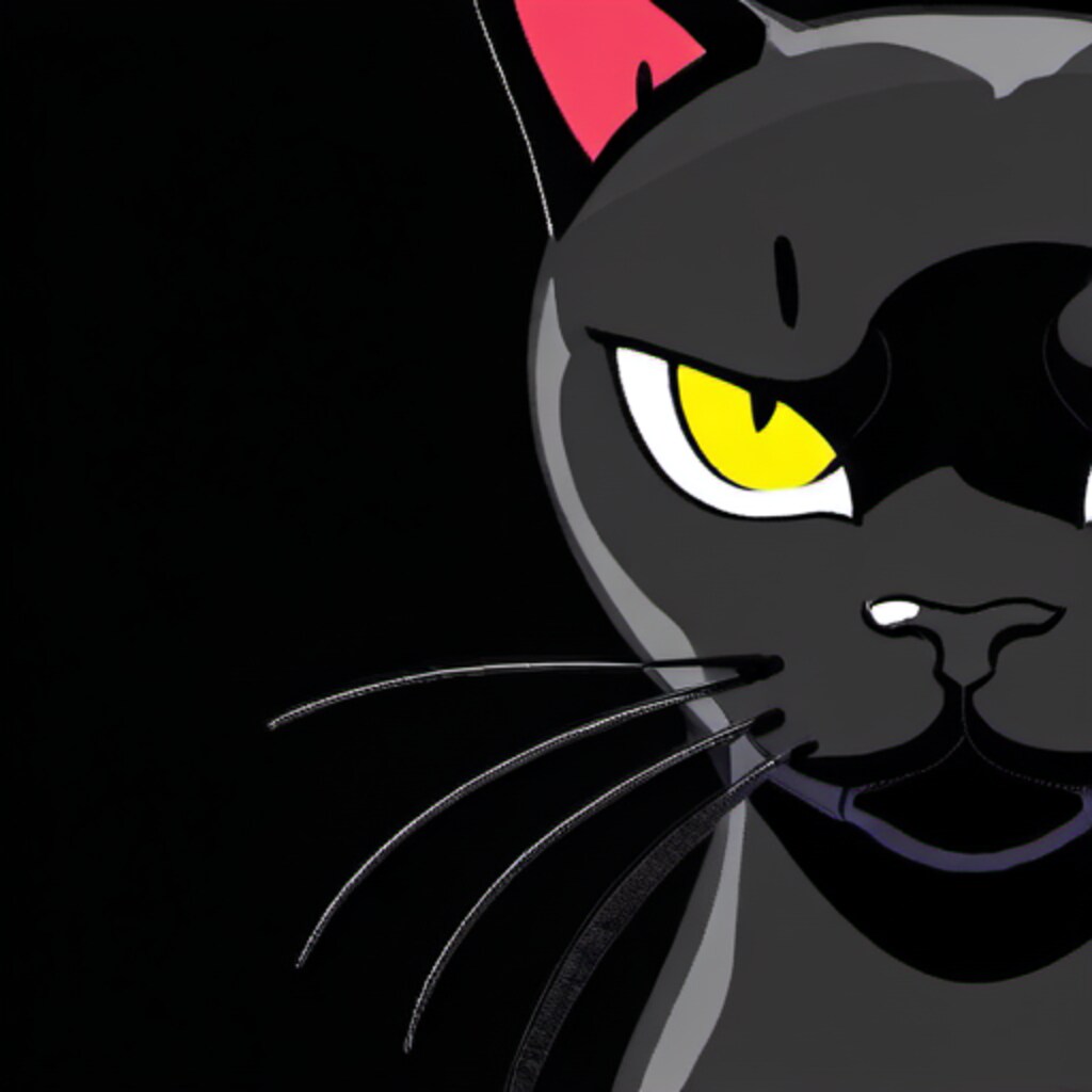 HD,Y、K　（黒猫）のアイコン（3代目）